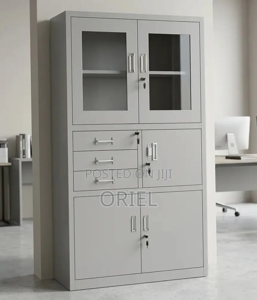 Office Cabinet : Metallic Storage Safe With Safe