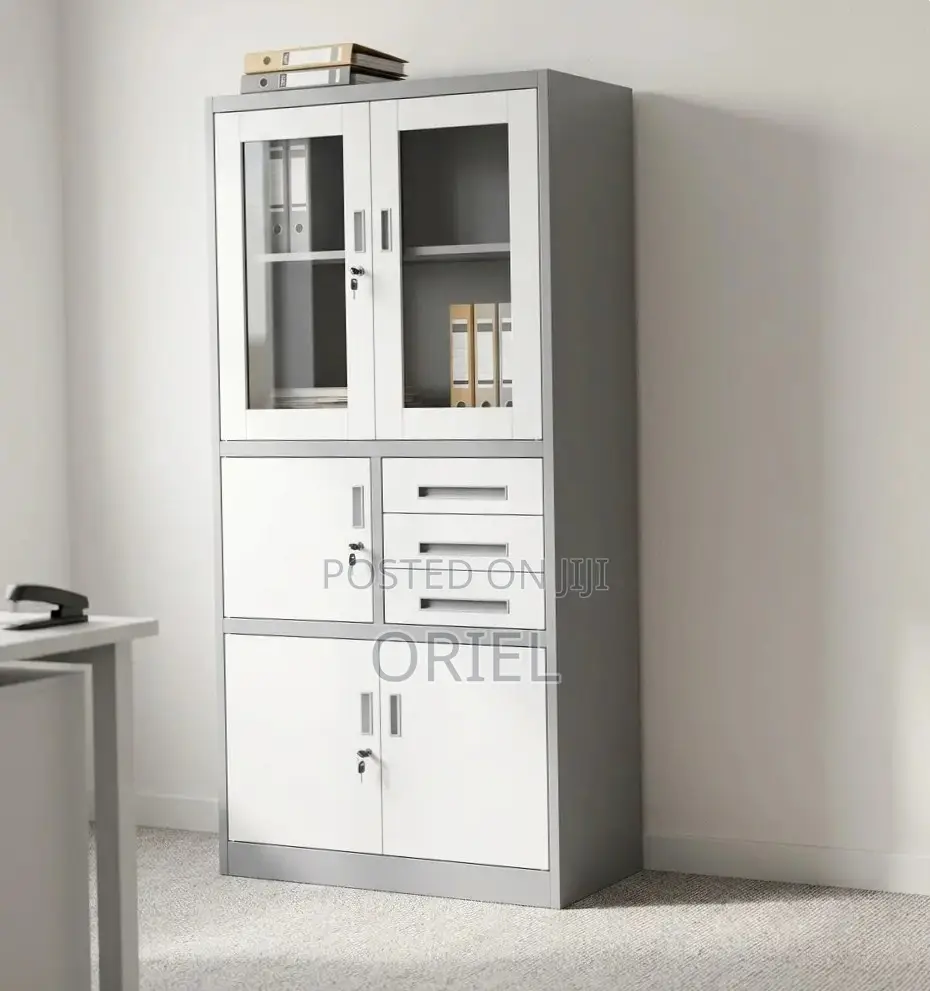 Office Cabinet : Metallic Storage Safe With Safe
