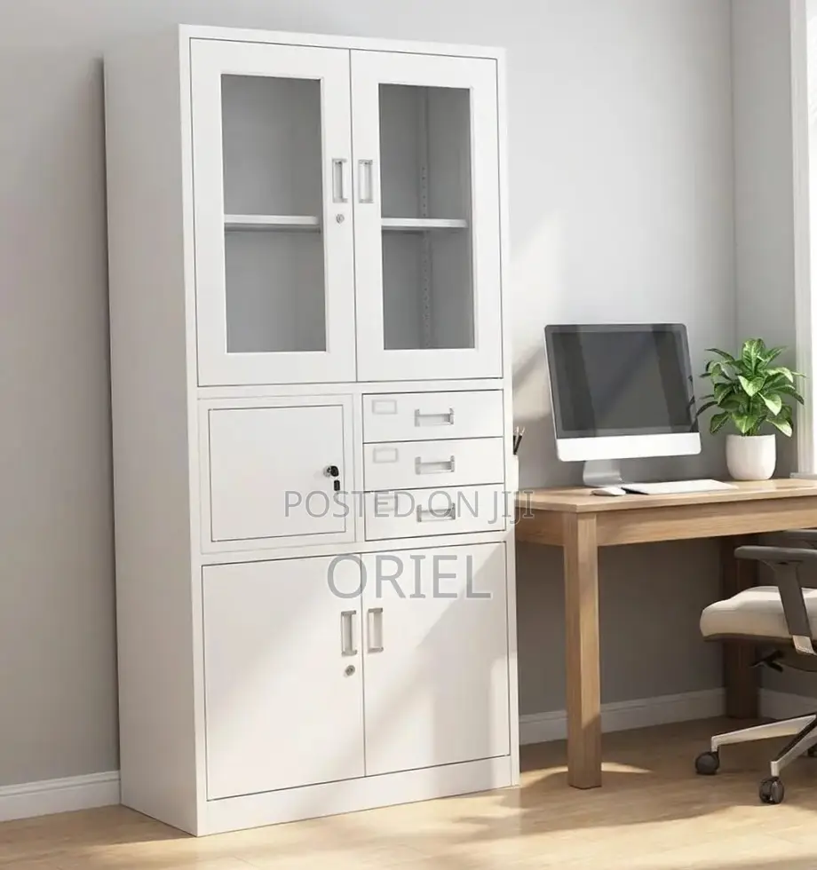 Office Cabinet : Metallic Storage Safe With Safe
