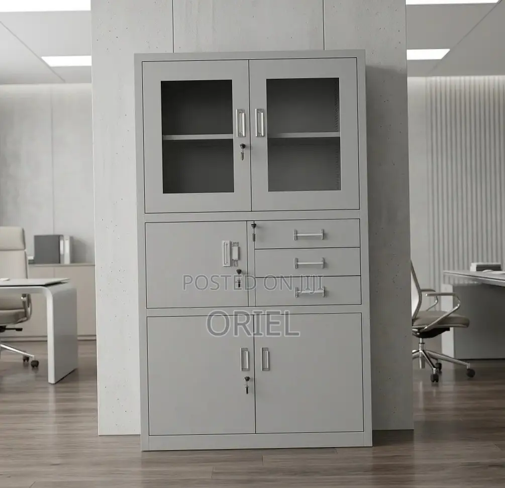 Office Cabinet : Metallic Storage Safe With Safe