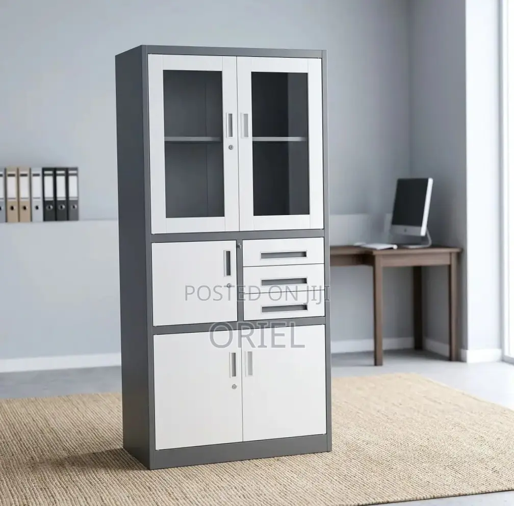 Office Cabinet : Metallic Storage Safe With Safe