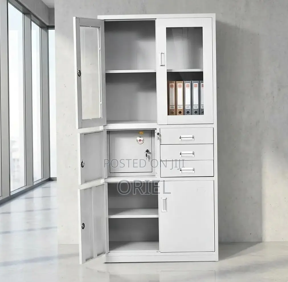Office Cabinet : Metallic Storage Safe With Safe