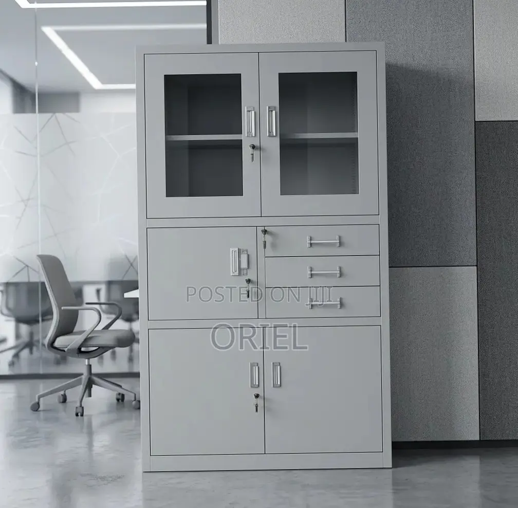 Office Cabinet : Metallic Storage Safe With Safe