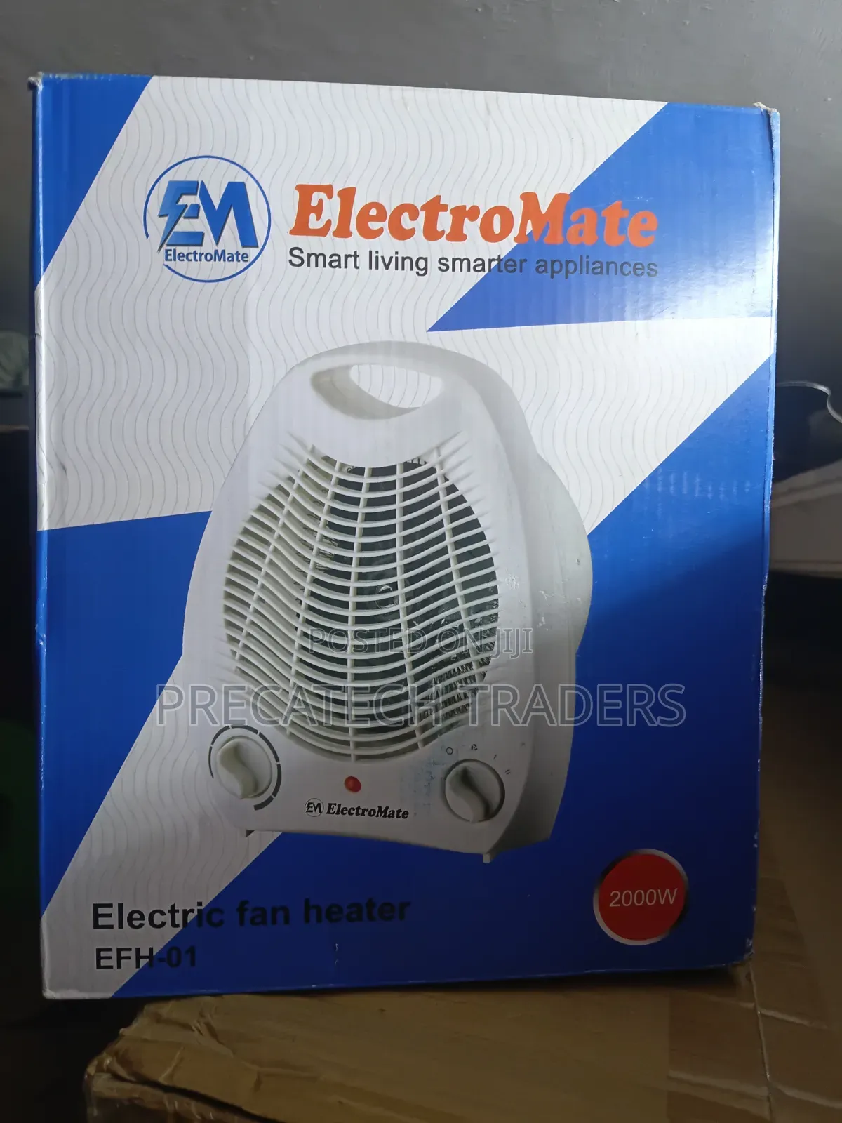 2000W Portable Electric Fan Heater – ElectroMate