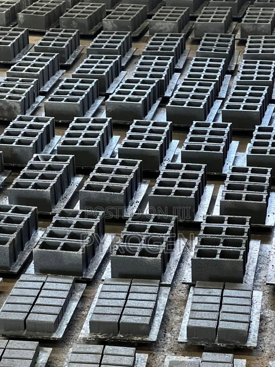 Pyrogen Hollow Blocks - Low-Carbon Biochar Concrete