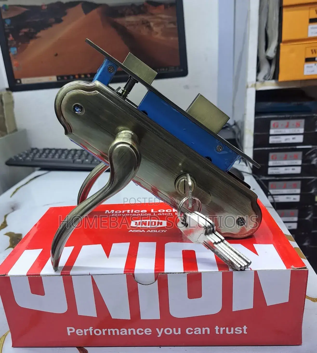Original ASSA Abloy Medium Sized Steel Door Lock