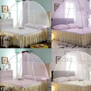 5 by 6 Tent Mosquito Net, in White, Cream, Pink, Purple