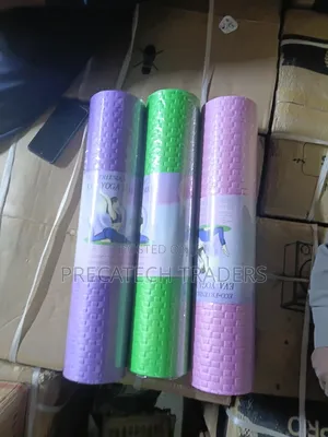 Thick 8mm Yoga Mat for Exercise, Gym & Home Workouts