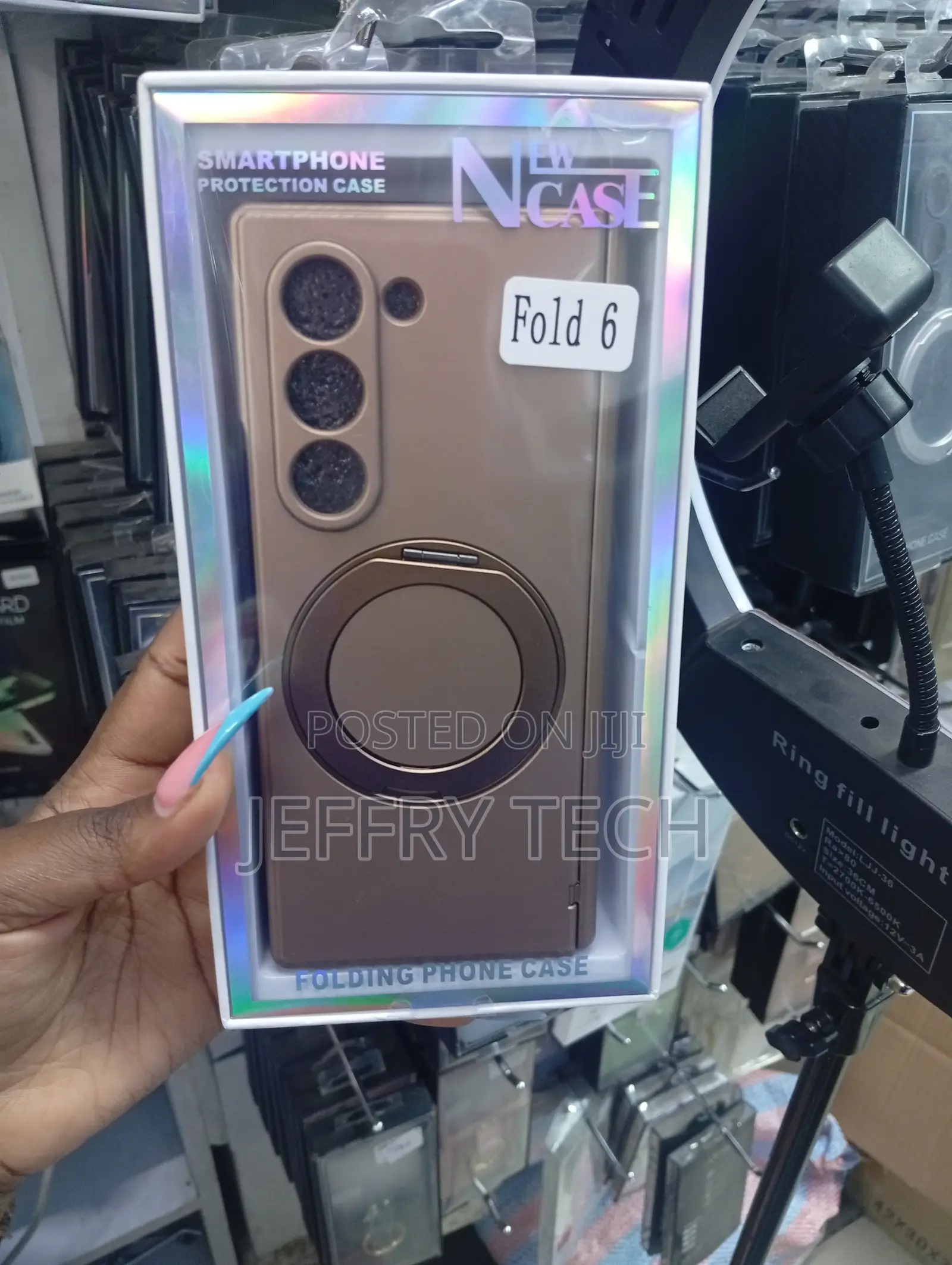 Gold-Colored New Case Phone Case for the Samsung Galaxy Z Fold 6