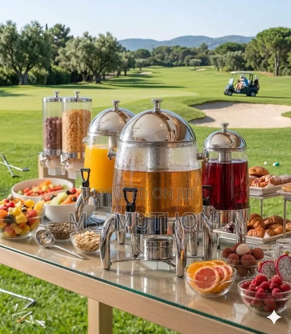 1 PC 12 L 304 Food-Grade Stainless Steel Buffet Server