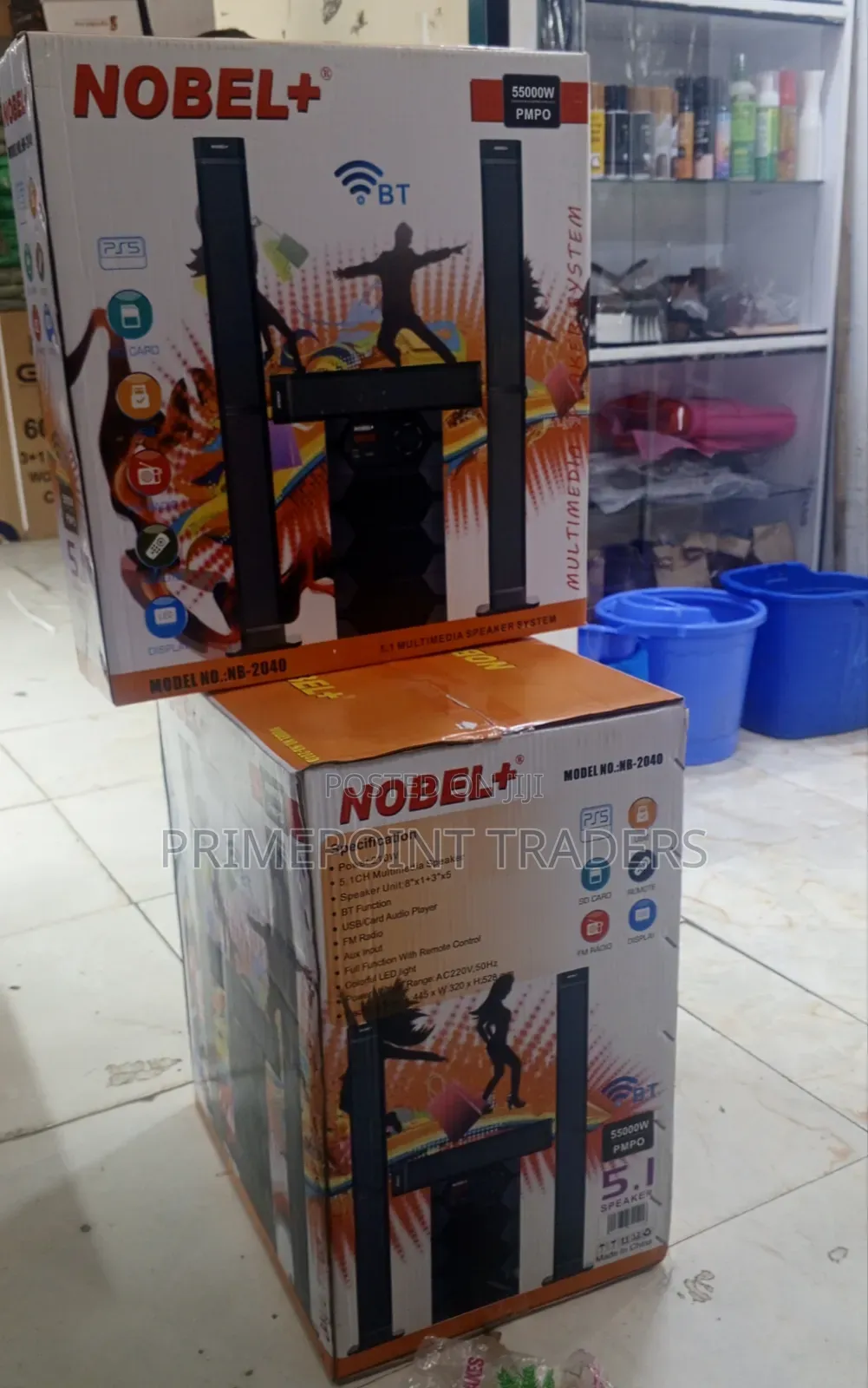Powerful Nobel 2040 Tall Boy Home Theater