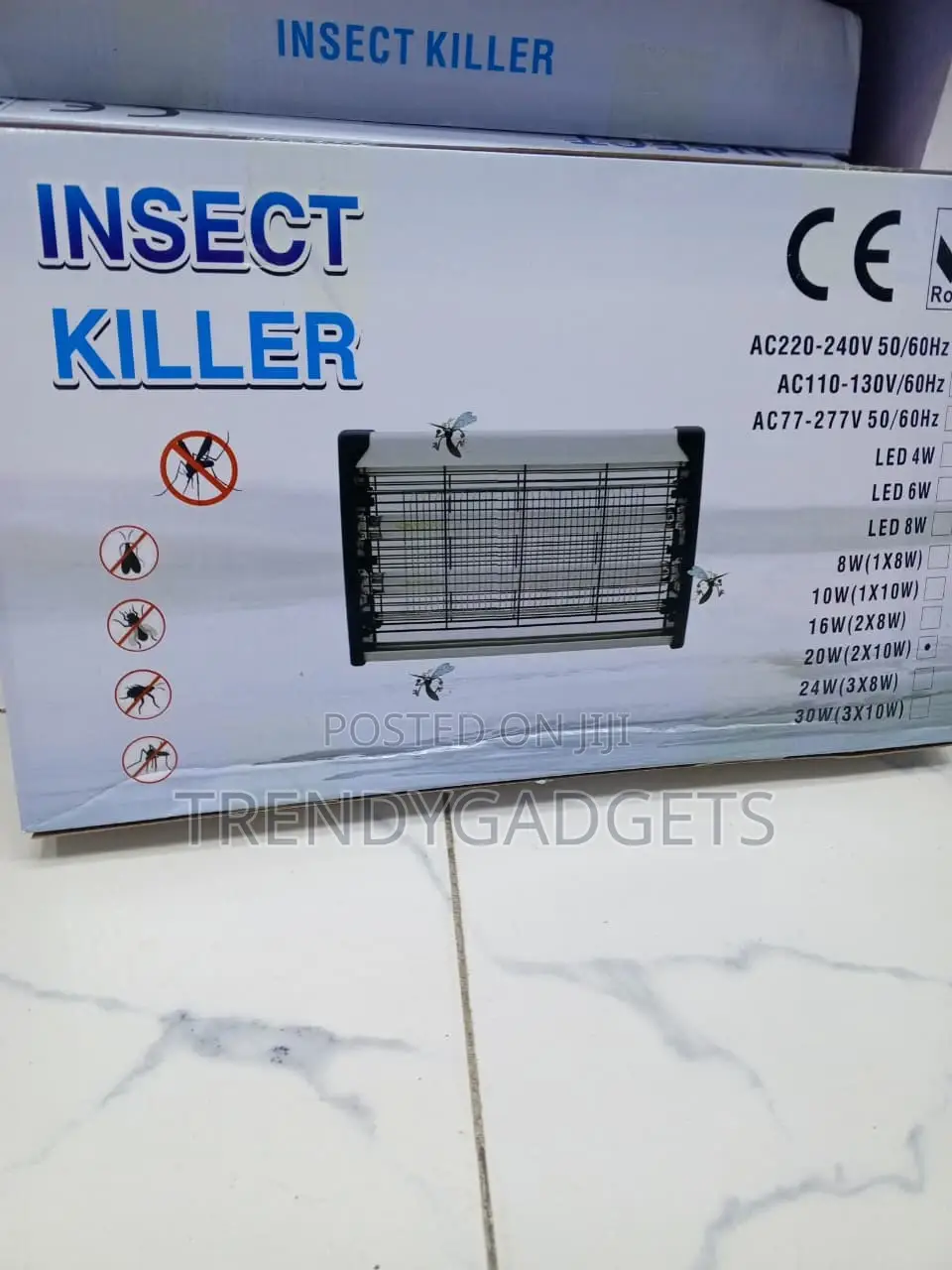 20W UV Electric Mosquito Killer Lamp - Fly & Bug Zapper