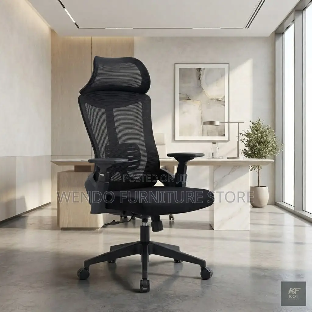 Office Chairs; Headrest Long Backrest Ergonomic Swivel Office Seats
