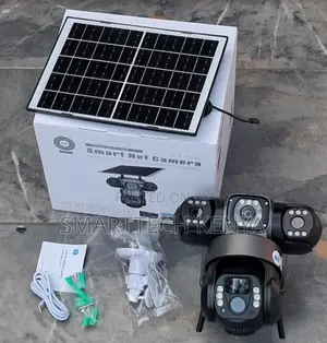 4g Smart Triple Lens Solar CCTV PTZ Camera With Full 360° View