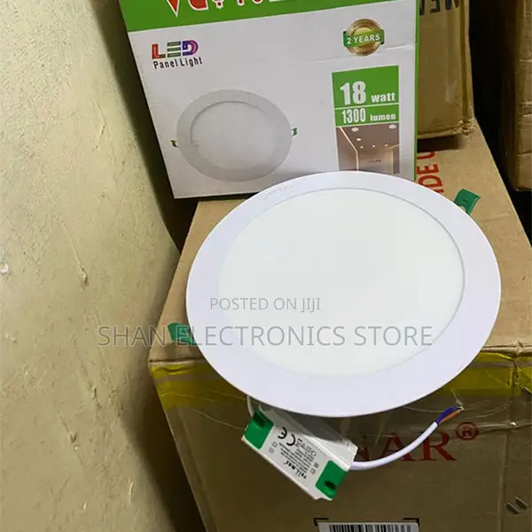 Cool White Bulb18W Round LED Recessed Ceiling Panel Fixture Down Light