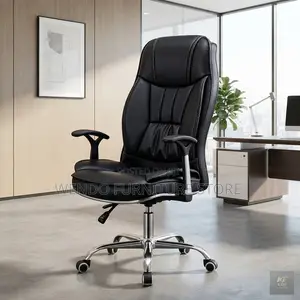 Office Chairs; High Recliner Backrest Office Leather Chairs