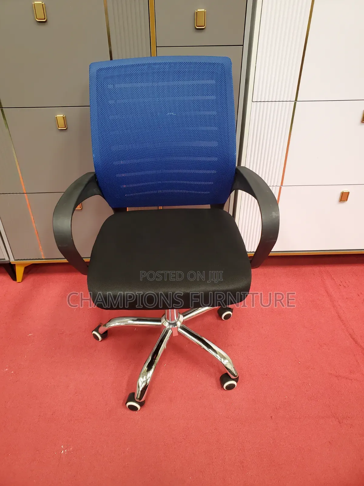 MidBack Cobalt Mesh Office Chair
