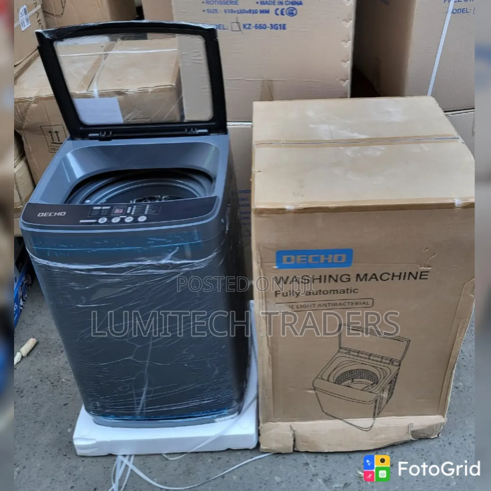 Decho 8Kg Top Load Fully Automatic Washing Machine