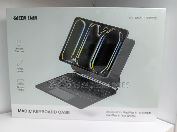 Green Lion Magic Keyboard Case for the 11-Inch iPad Pro M4 2024 / M5.