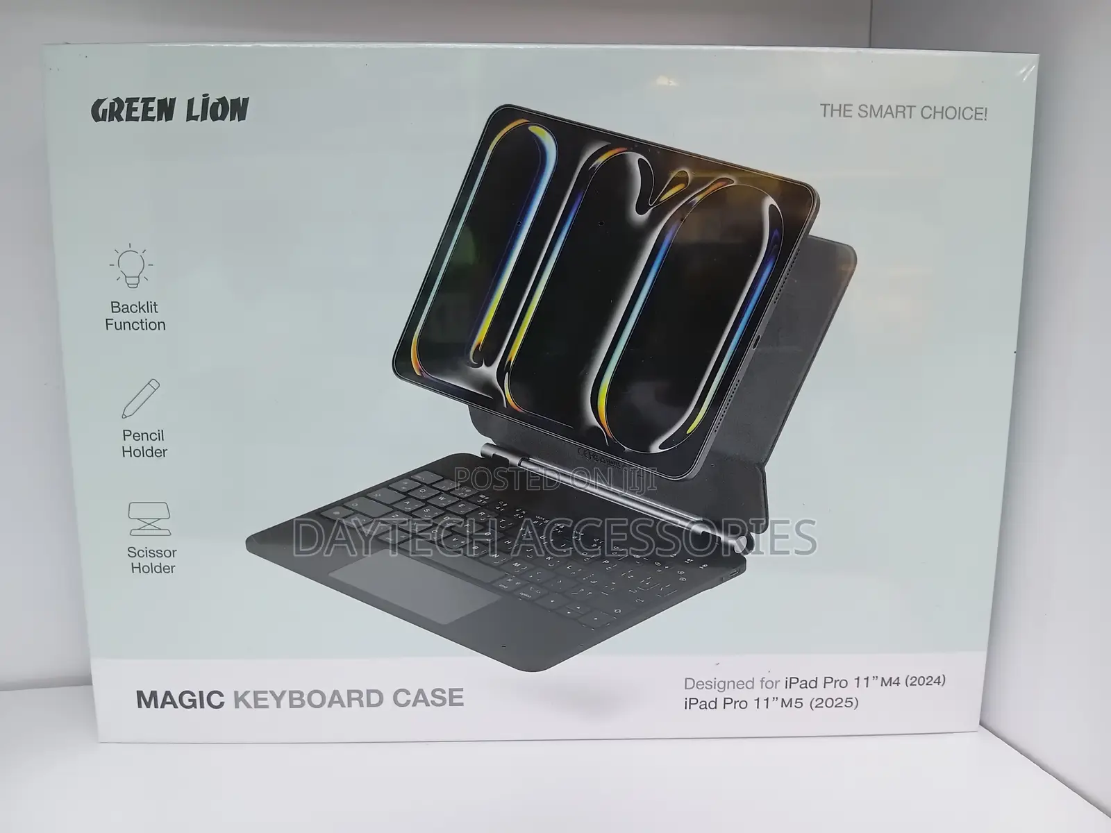 Green Lion Magic Keyboard Case for the 11-Inch iPad Pro M4 2024 / M5.