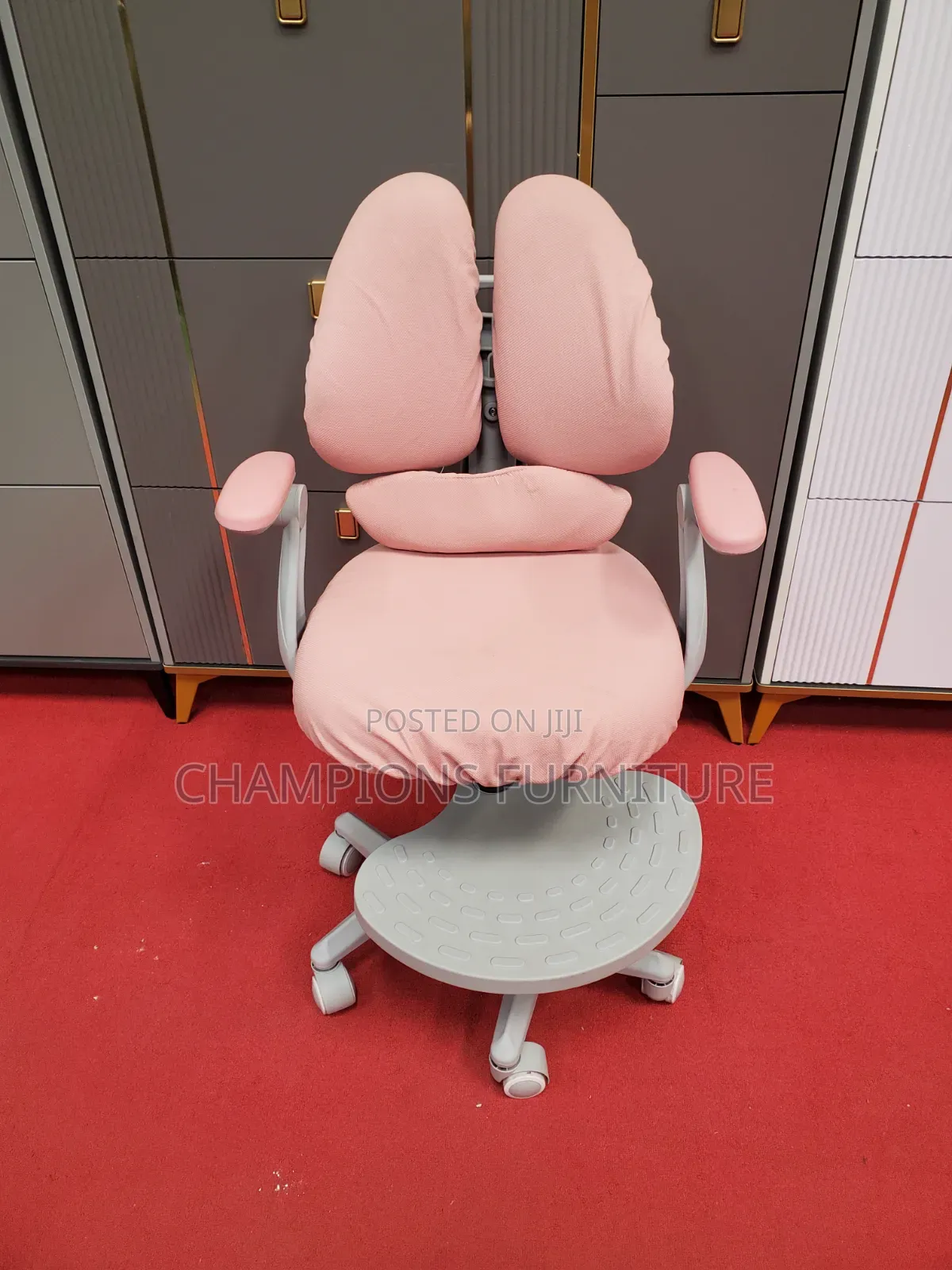 Kids Dual Back Study Chair With Footrest