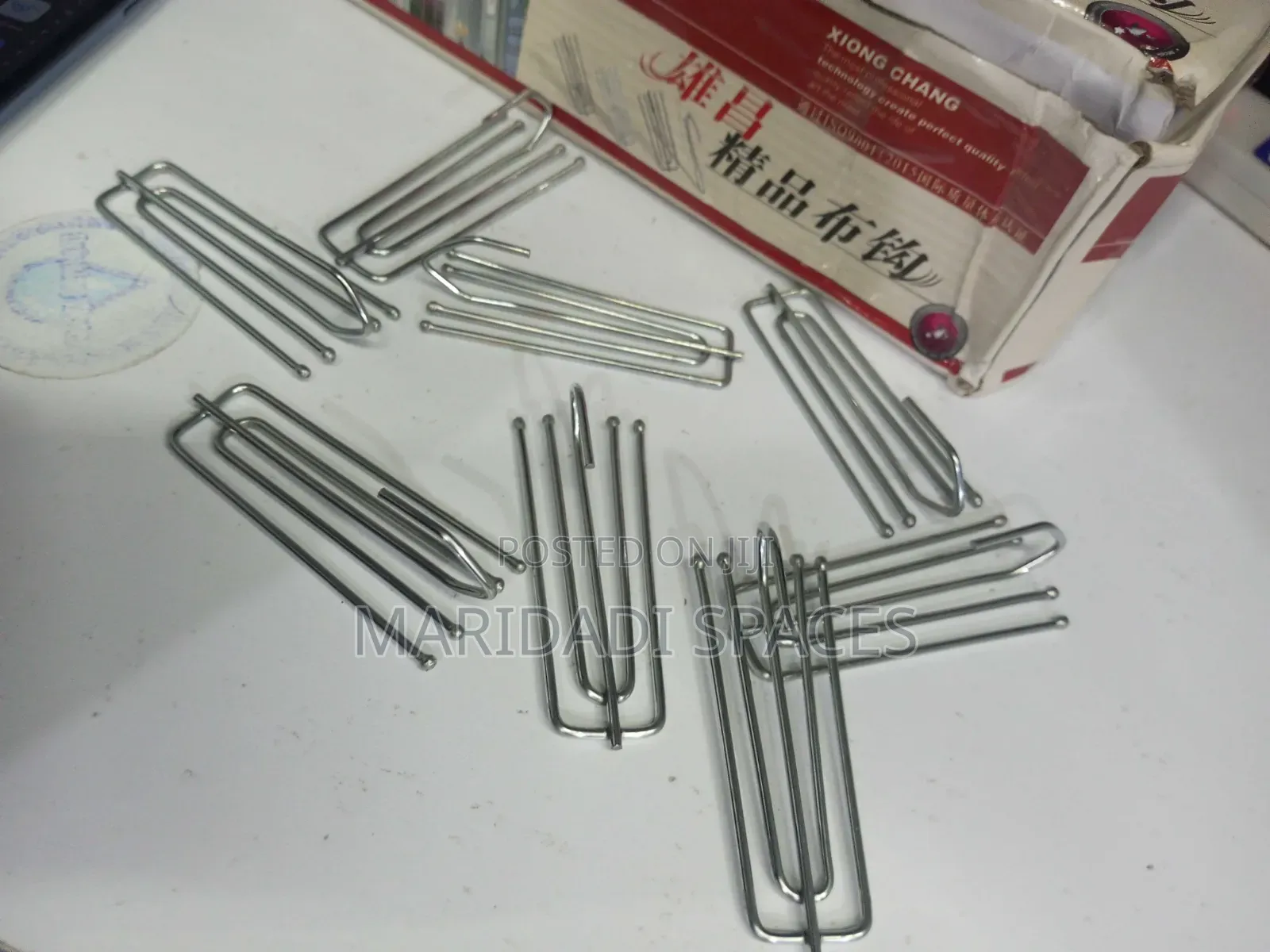 *Strong Metal 3-Pin Curtain Hooks for Pinch Pleat Curtains*