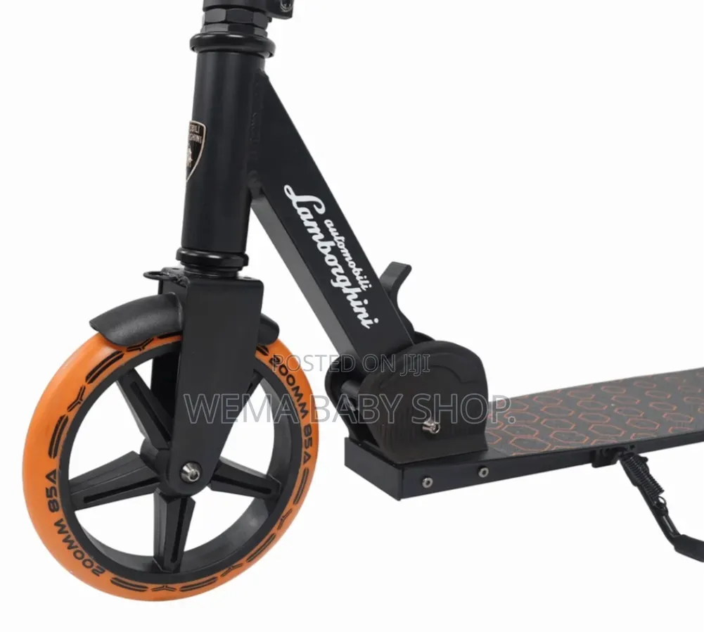 Lamborghini Big Wheel Kick 'N' Roll Foldable Kids Kick Scooter