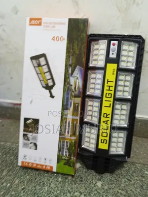JSOT 400W Solar Street Light With Solar Panel & Remote