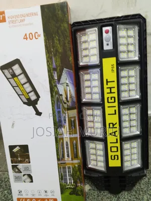 JSOT 400W Solar Street Light With Solar Panel & Remote