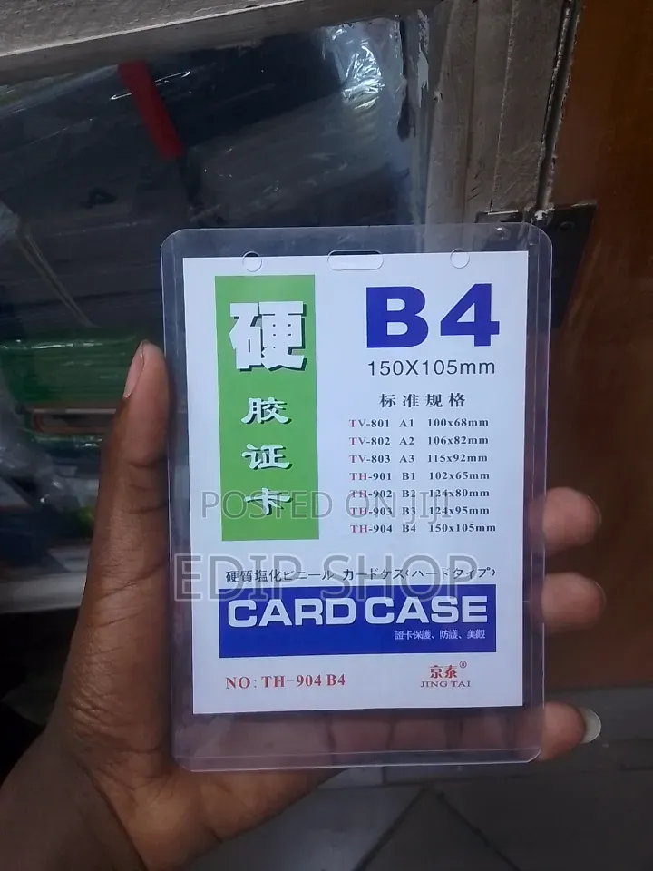 B4 Name Tag Card