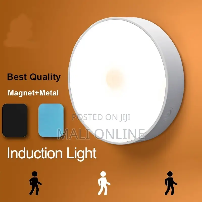 Rechargeable Magnetic Motion Sensor LED Night Light Auto Lighting