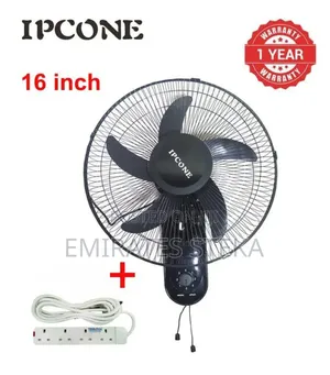 IPCONE Wall Mount Design – Perfect F Wall Mounted Fan 16" – 3 Speeds