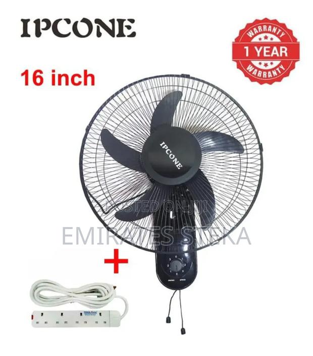 IPCONE Wall Mount Design – Perfect F Wall Mounted Fan 16" – 3 Speeds