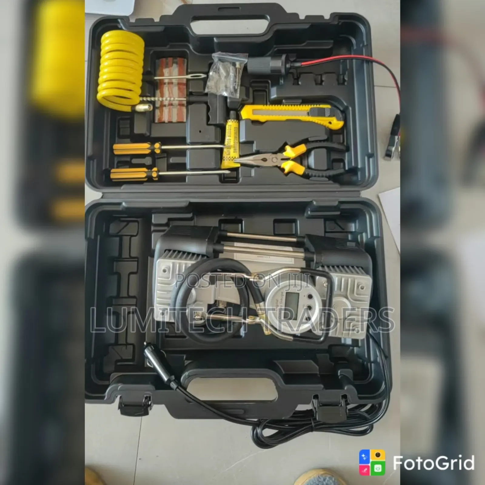 Portable Digital 2-Cylinder Portable Air Compressor