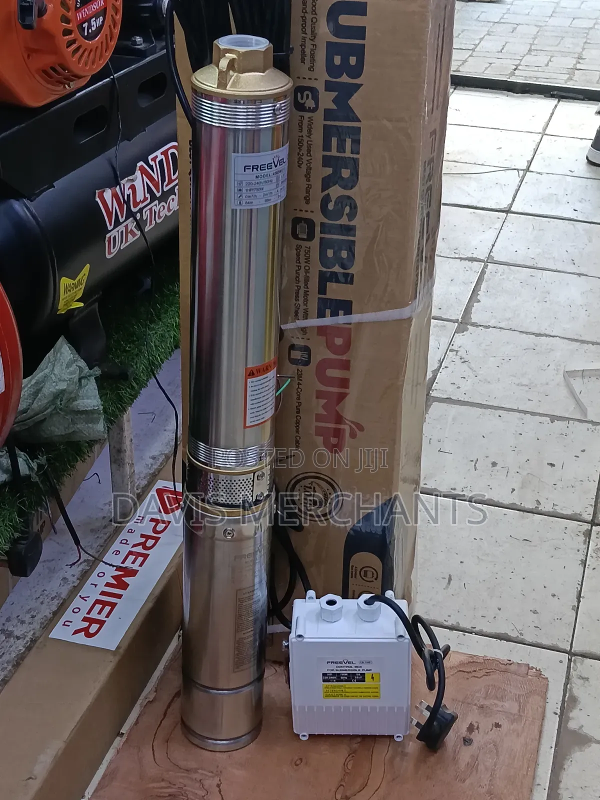 Freevel Water Pump Submersible 1HP Water Pump Works Best in Deep Wells