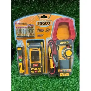 INGCO Laser Distance Metre Combo Kit, Clamp Meter 1000A , Non-Contact