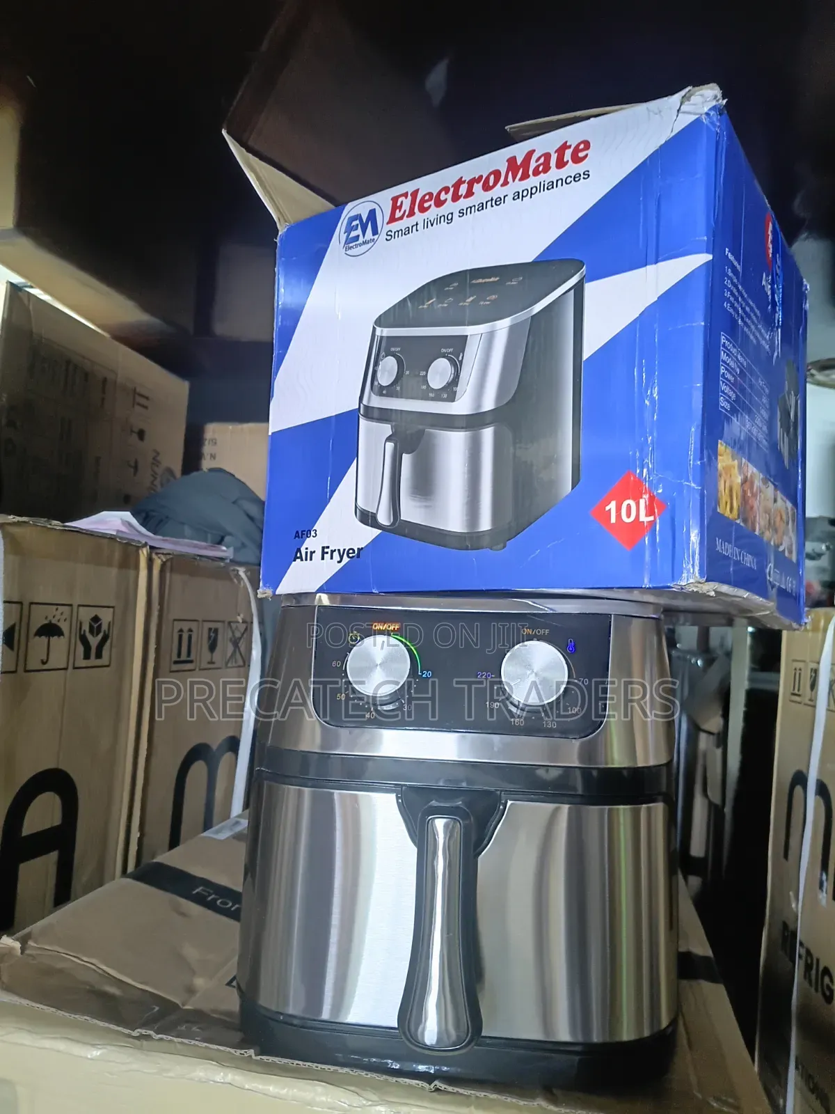 ElectroMate 10L Hot Air Fryer – Large Family Size