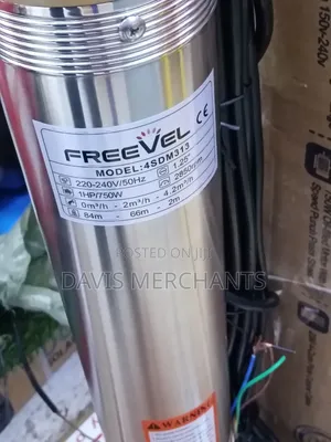 Freevel Water Pump Submersible 1HP Water Pump Works Best in Deep Wells