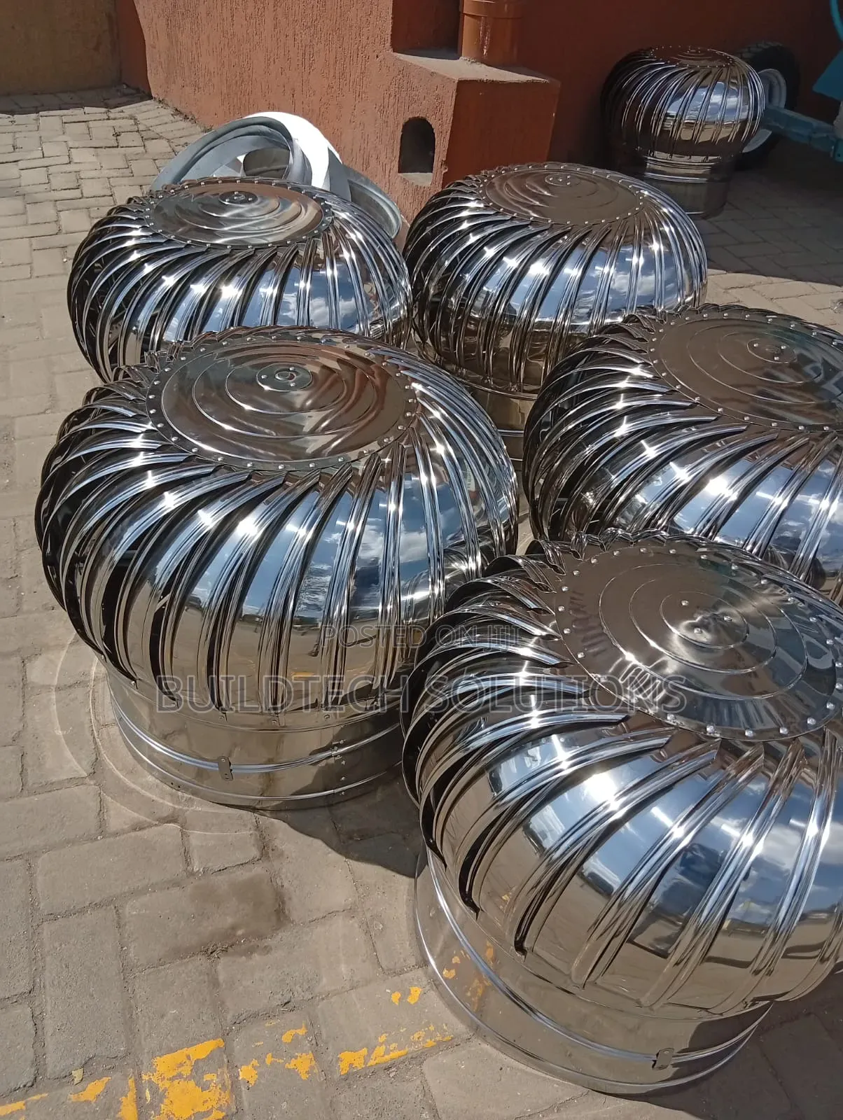 600mm Roof Ventilator – Stainless Steel Cyclone