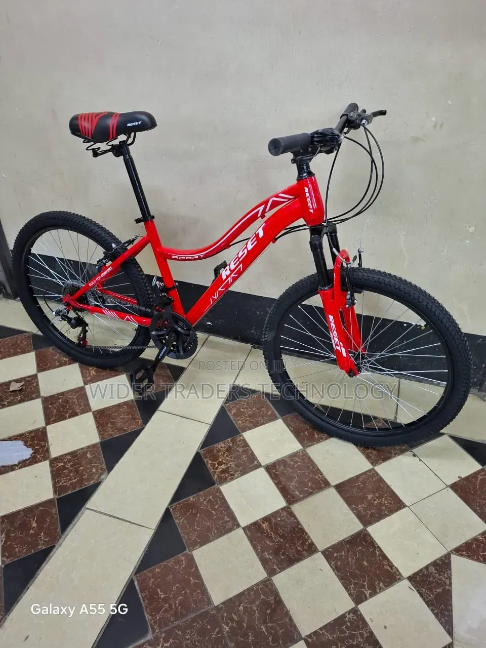 Reset 24-Inch MTB Mountain Bike Red