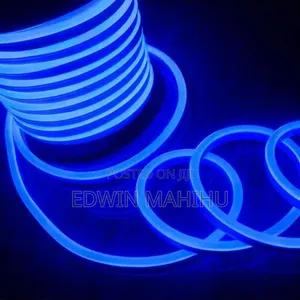 Blue Neon Snake Light