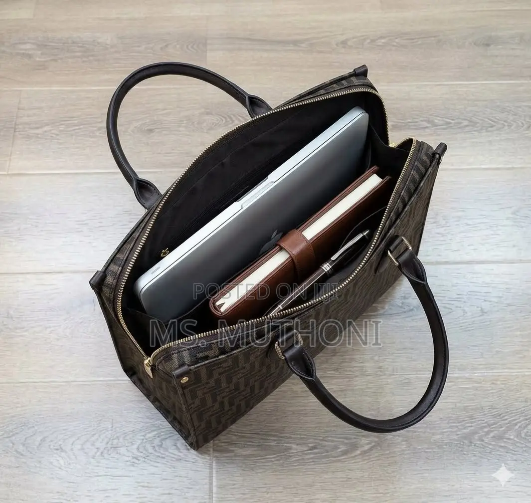 Monogram-Printed Tote Bags (38.5cm X 13.5cm X 31cm )