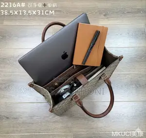 Monogram-Printed Tote Bags (38.5cm X 13.5cm X 31cm )