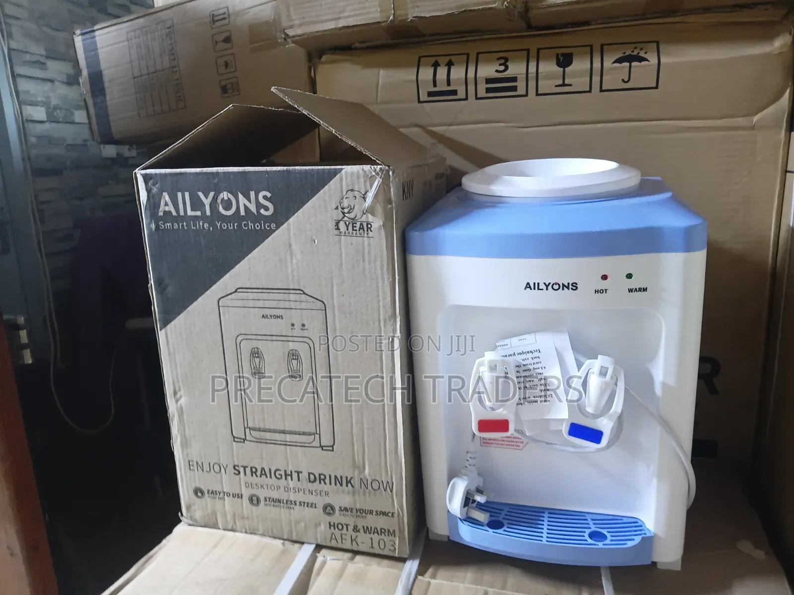 Ailyons Tabletop Water Dispenser With Hot & Normal Water