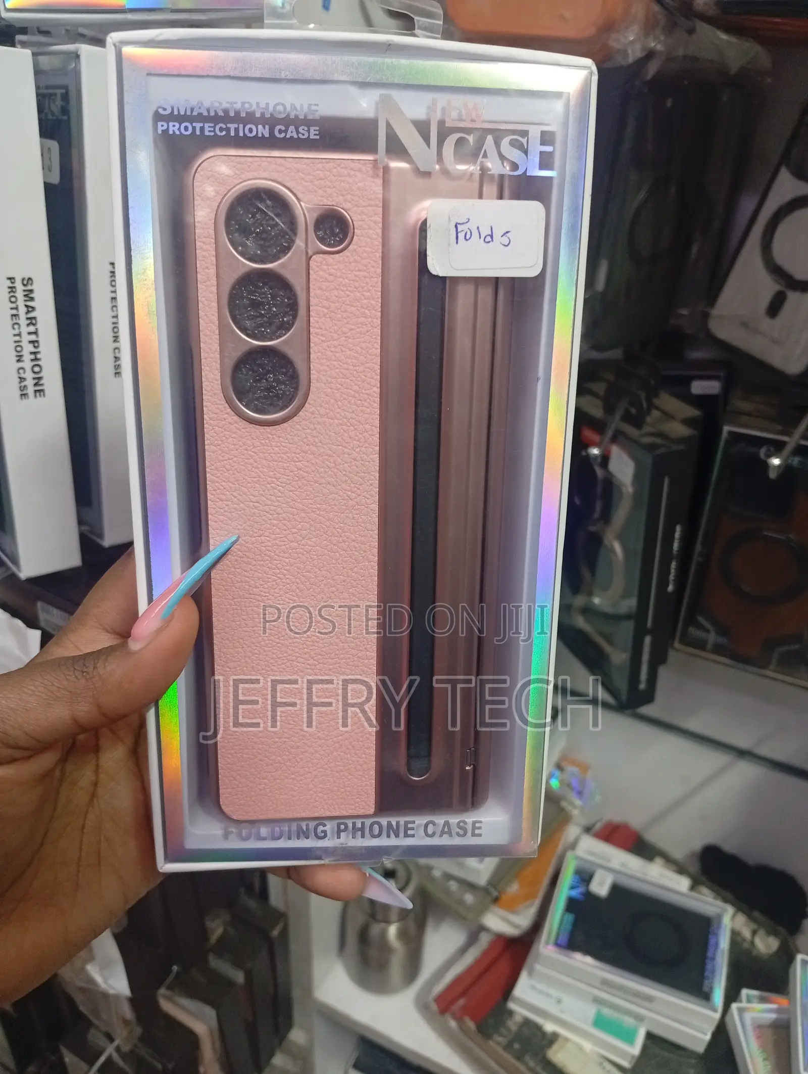 Leather Folding Phone Case With for the Samsung Galaxy Z Fold Series