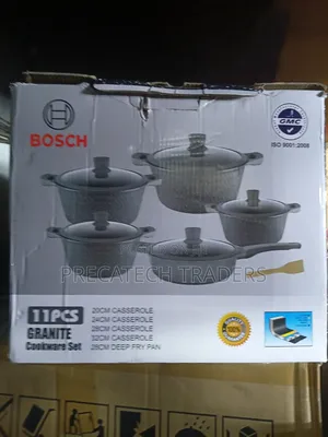 Bosch Non-Stick Cooking Set 11Pcs – Premium Kitchen Cookware