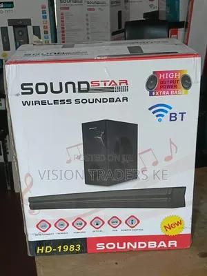 Soundstar HD-1983 2.1Ch Wireless Soundbar System Speaker