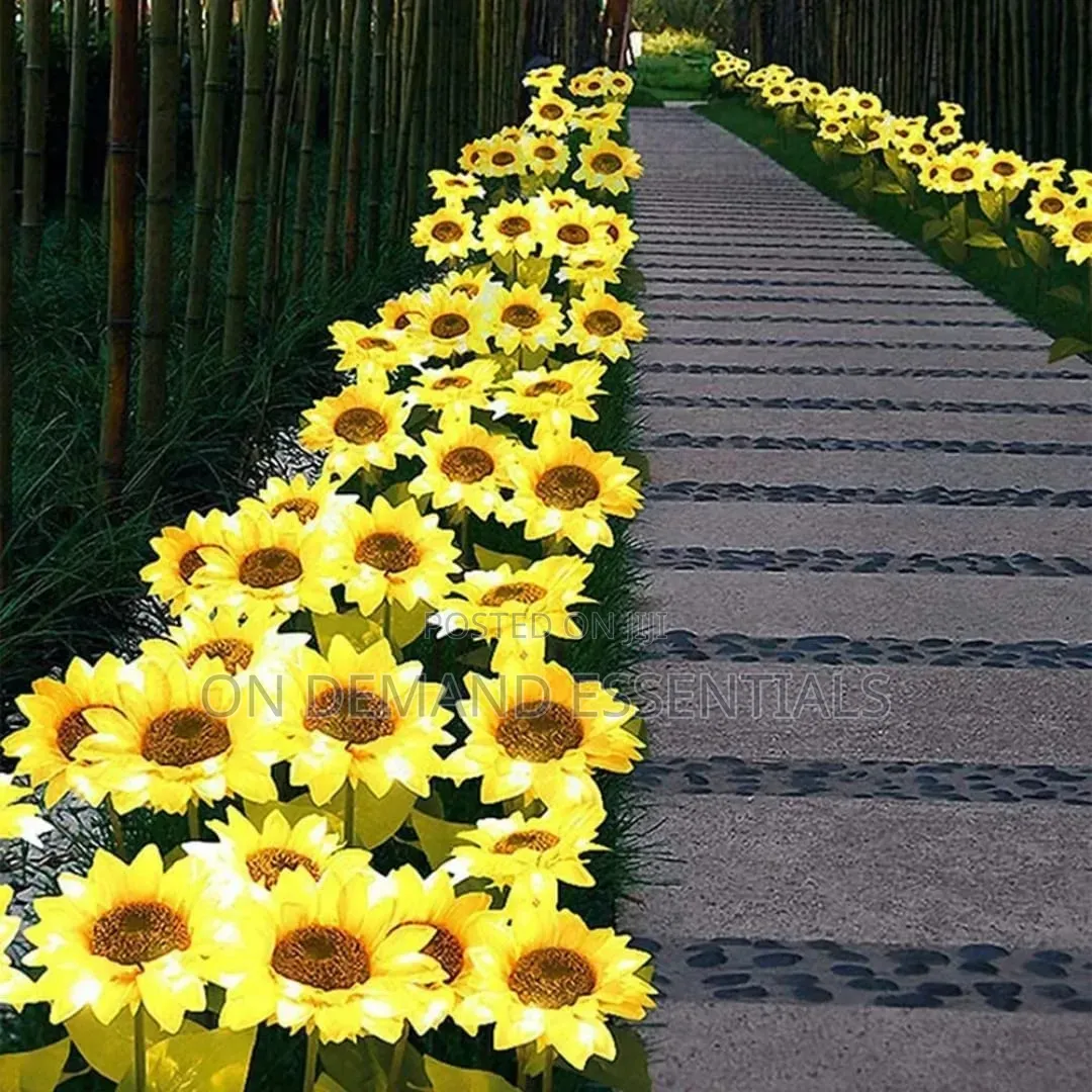 2 Pack Sunflower Solar Powered Lights