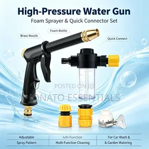High Pressure Water Gun With Foam Dispenser Car Wash Nozzle