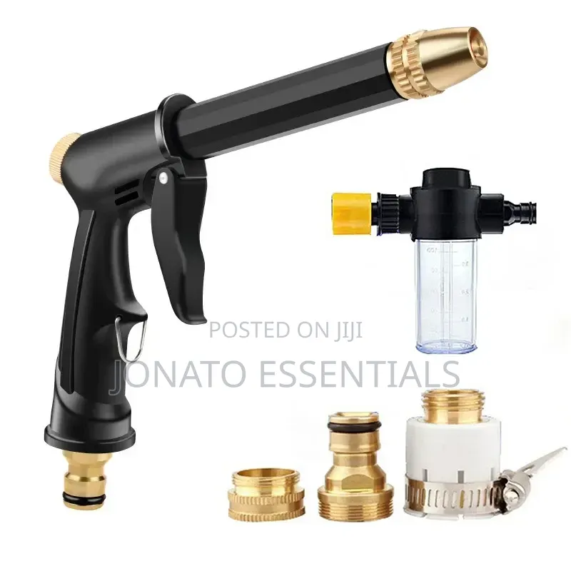 High Pressure Water Gun With Foam Dispenser Car Wash Nozzle